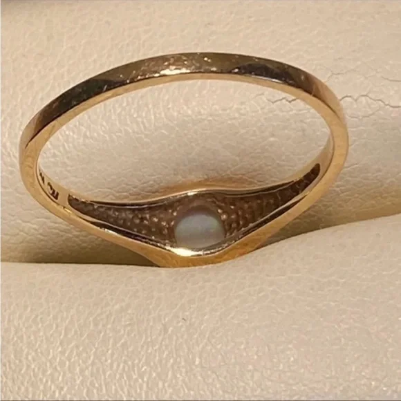 Gold Opal vintage ring - Picture 6 of 6